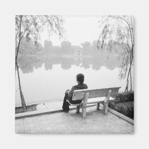 Imã Hanói Vietnã, Vista do Lago Hoan Kiem (NR)