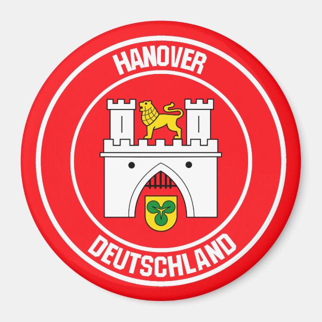 Imã Hanover Round Emblem (Frente)