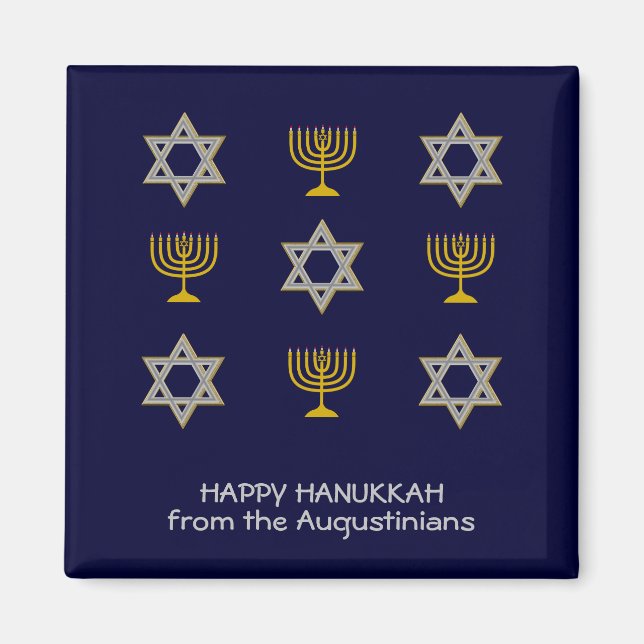 Imã Hanukkah Personalizado Moderno (Frente)