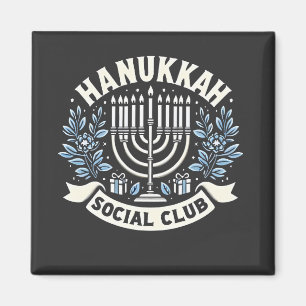 Imã Hanukkah Social Club Engraçado Judeu Hanukkah