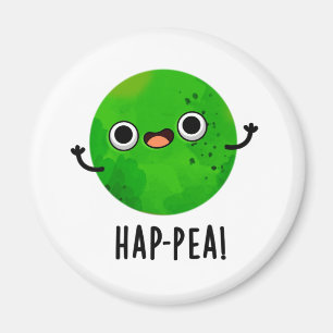 Imã Hap-pea Funny Happy Pea Pun