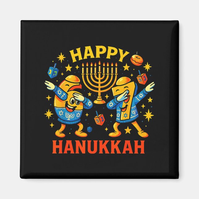 Imã Happy 67 Hanukkah Funny Holiday Meme Design  (Frente)