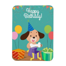 Ímã Happy birthday of the dog