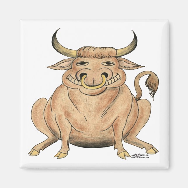 Imã Happy Bull (Frente)