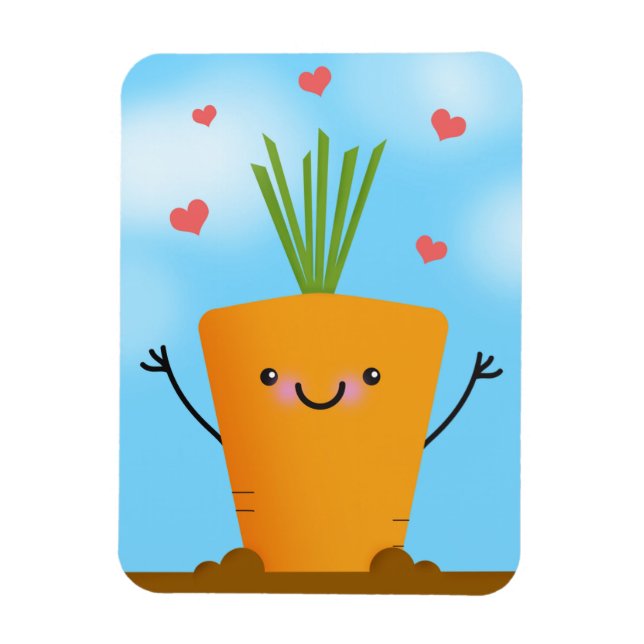 Ímã Happy Carrot (Vertical)