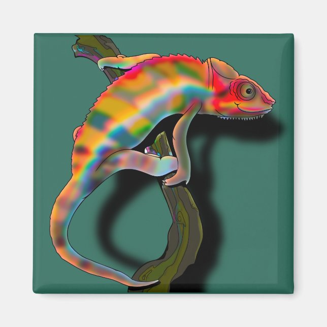 Imã Happy Chameleon (Frente)