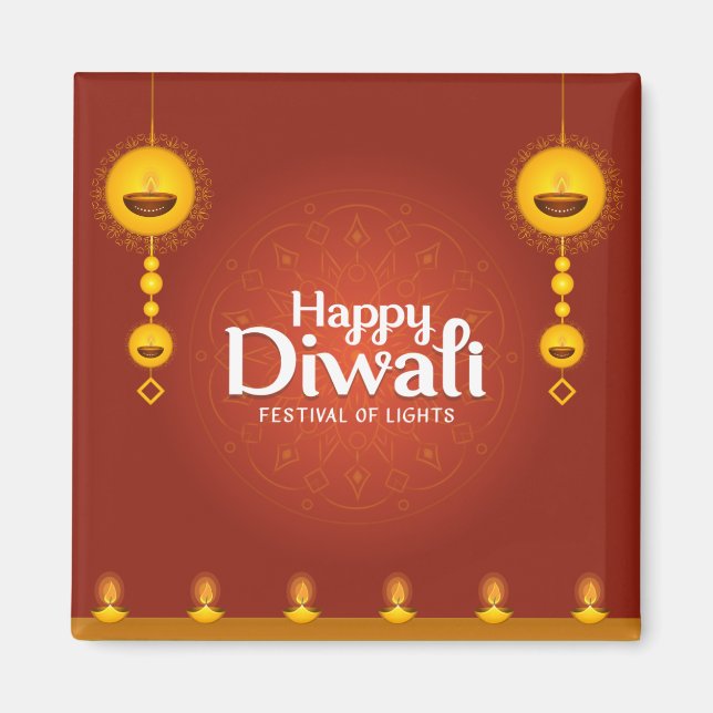 Imã Happy Diwali (Frente)