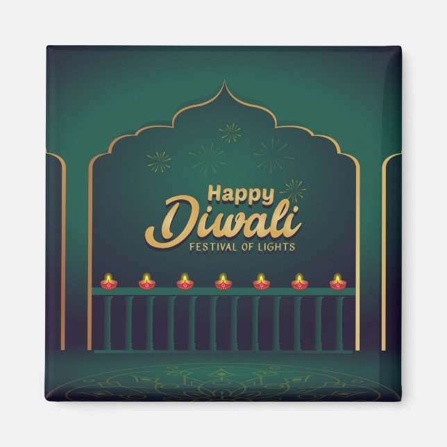 Imã Happy Diwali (Frente)