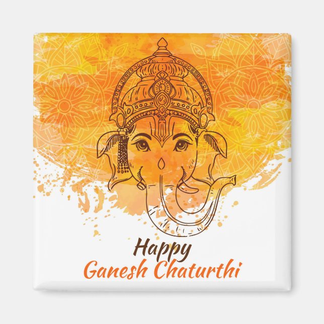 Imã Happy Ganesh Chaturthi (Frente)