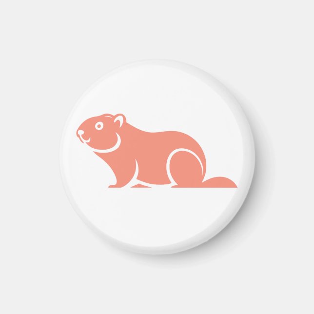 Imã Happy Groundhog Day (Frente)