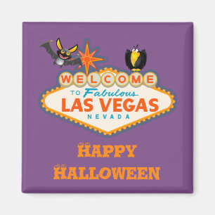 Imã Happy Halloween Las Vegas Style