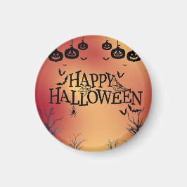 Imã Happy Halloween Magnet Orange
