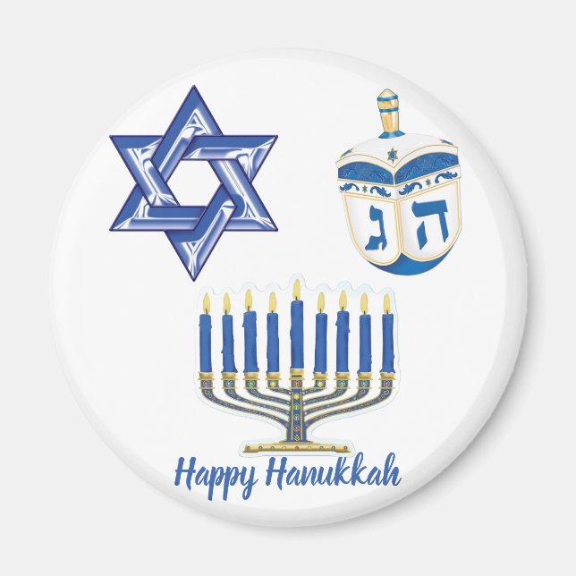 Imã Happy Hanukkah (Frente)