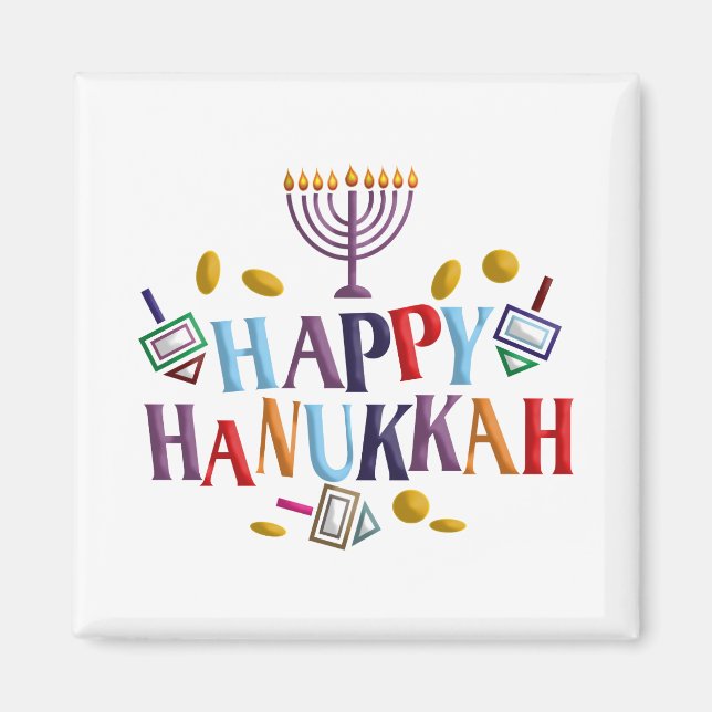 Imã Happy Hanukkah (Frente)