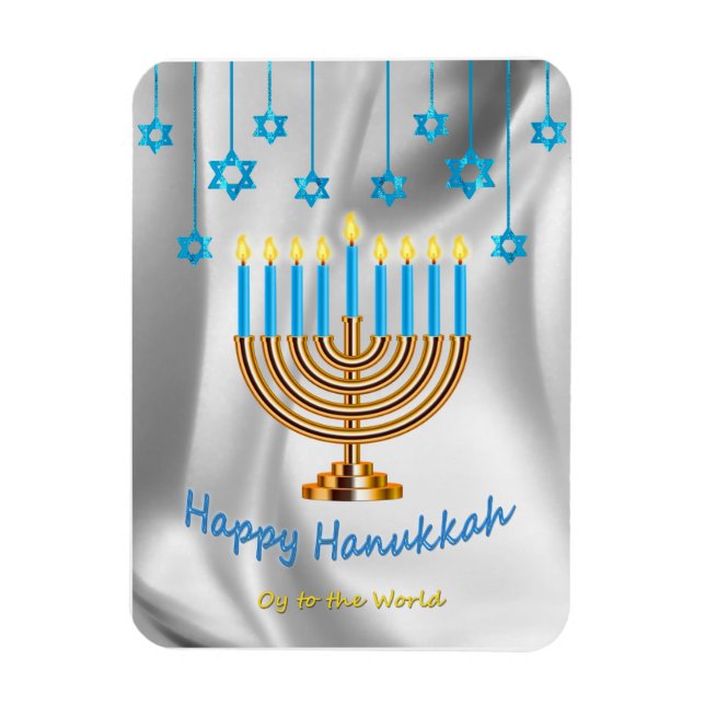 Ímã Happy Hanukkah (Vertical)