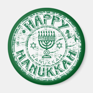 Imã Happy Hanukkah Green
