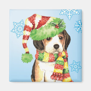 Imã Happy Howliday Beagle