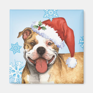 Imã Happy Howliday Pit Bull Terrier