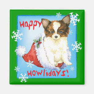 Imã Happy Howlidays Papillon