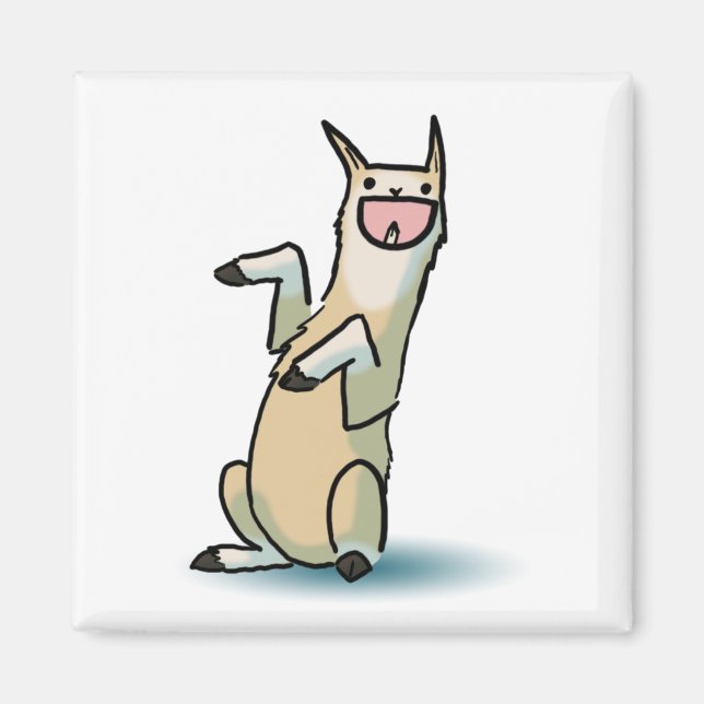 Imã Happy Llama (Frente)