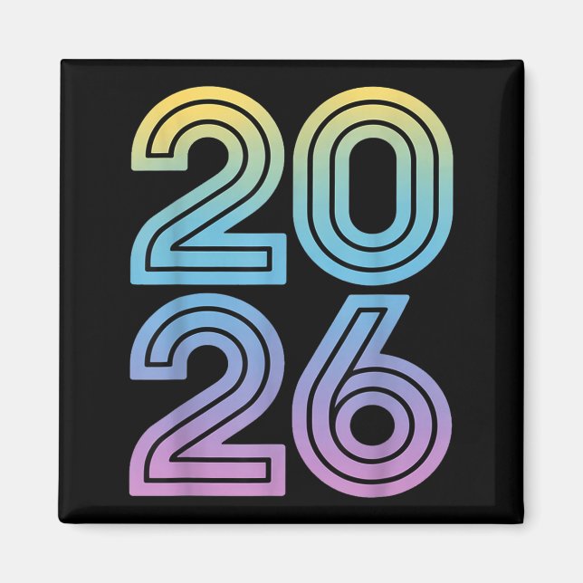 Imã Happy New Year 2026 New Years Eve  (Frente)