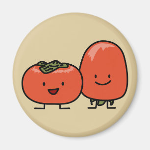 Imã Happy Persimmon Pair