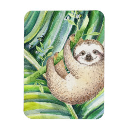 Ímã Happy Sloth Tropical