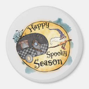 Imã Happy Spooky Season Campo de Halloween