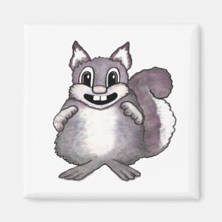 Imã Happy Squirrel Cartoon Drawing 