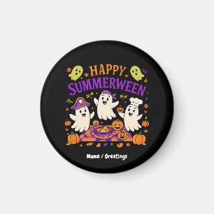 Imã Happy SummerEntre Halloween Spooky Summer Ghost