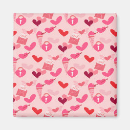 Imã Happy Valentine’s Day Heart Love Gift for Couples