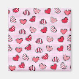 Imã Happy Valentine’s Day Romantic Red Heart Keepsake