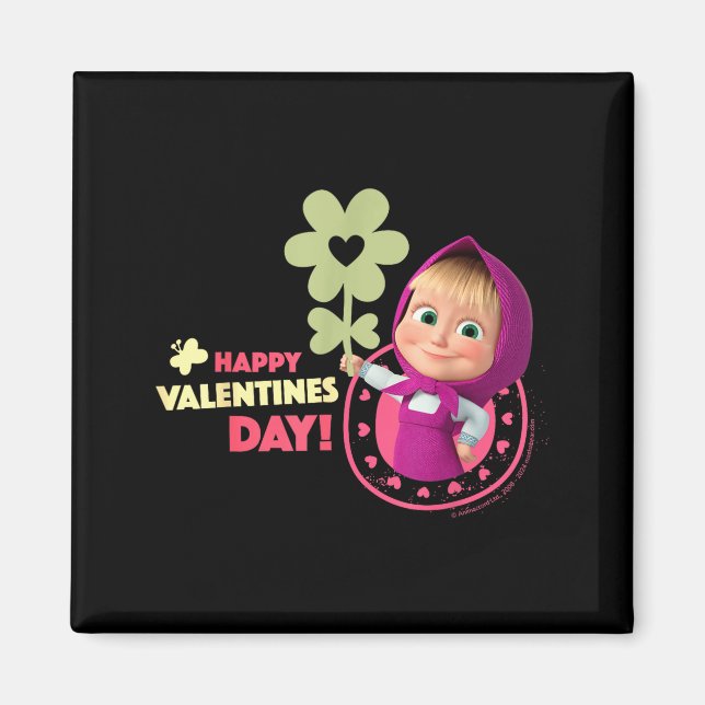 Imã Happy Valentines Day!  (Frente)