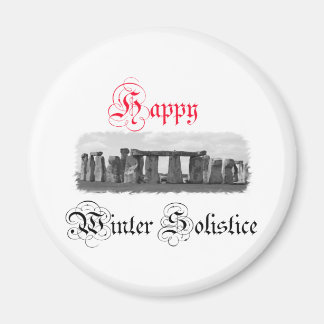 Imã Happy Winter Solstice Stonehenge