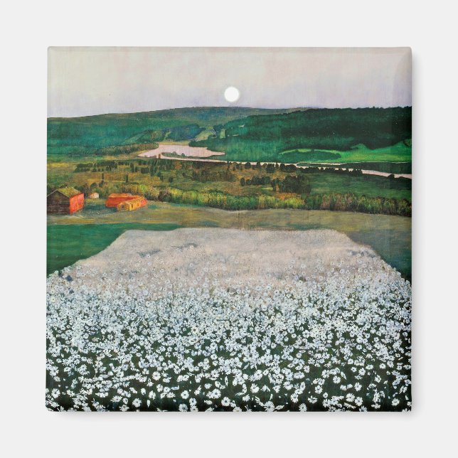 Imã Harald Sohlberg Flor Meadow no Norte (Frente)