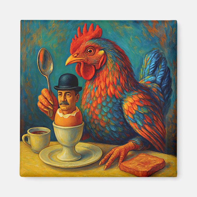Imã Hard-Boiled Human - Fowl Play at Breakfast (Frente)