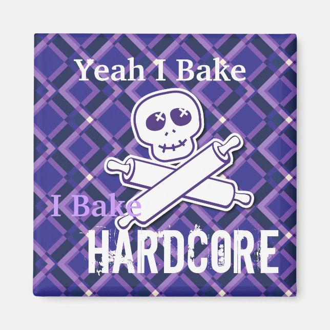 Imã Hardcore Baker Magnet (somente quadrado) (Frente)