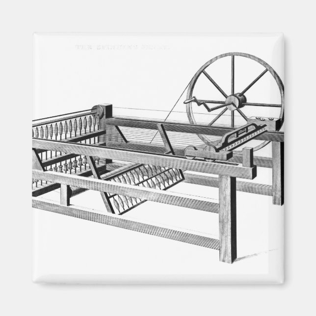 Imã Hargreaves's Spinning Jenny, gravada por (Frente)