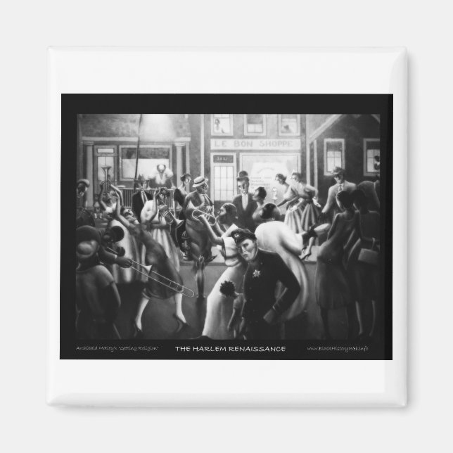 Imã Harlem Renaissance Art - "Conseguir Religião" (Frente)