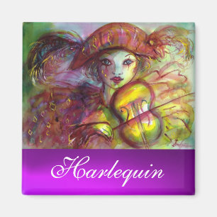 Imã HARLEQUIN ametista roxo