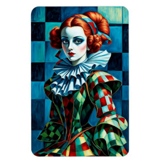 Ímã "Harlequin Elegance - Art Magnet"