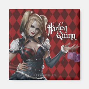 Imã Harley Quinn Com Felpudo