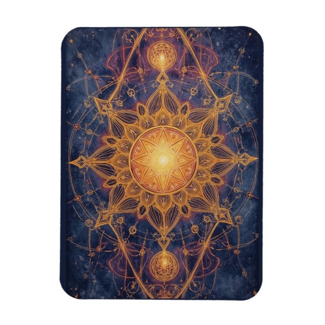 Ímã Harmonia Celestial – Portal da Luz Sagrada (Vertical)