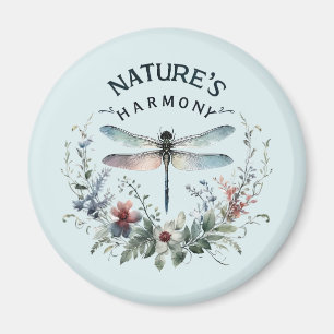 Imã Harmonia da Natureza - Dragonfly Artística
