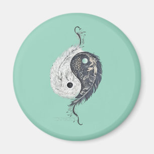 Imã Harmonia de penas Yin Yang Magnet