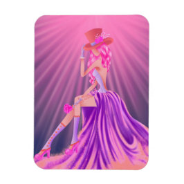 Ímã "Harmonia na Esteira" Uma Rainha Vapor Glamorosa