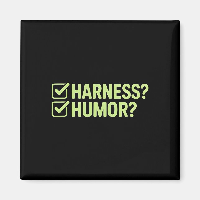 Imã Harness Check Humor Check Tower Climber  (Frente)