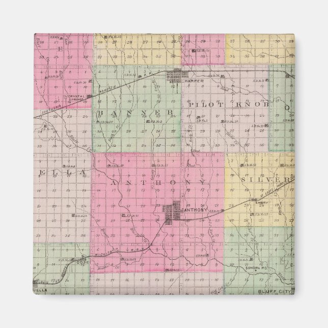 Imã Harper County, Kansas (Frente)