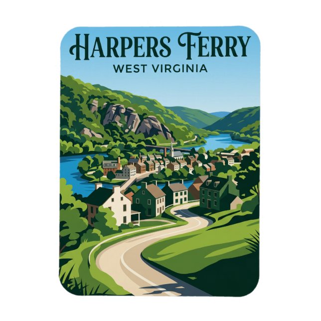 Ímã Harpers Ferry EUA (Vertical)