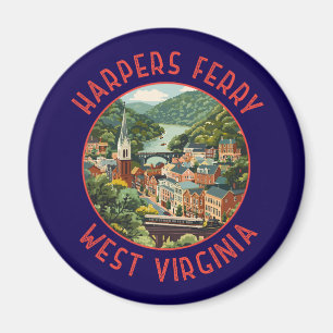 Imã Harpers Ferry Virgínia Ocidental Círculo Abandonad